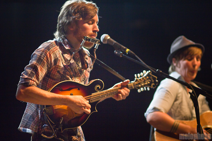 The Mountain Goats + Midtown Dickens - Aladdin Theater. Photo by Troy Dunham.