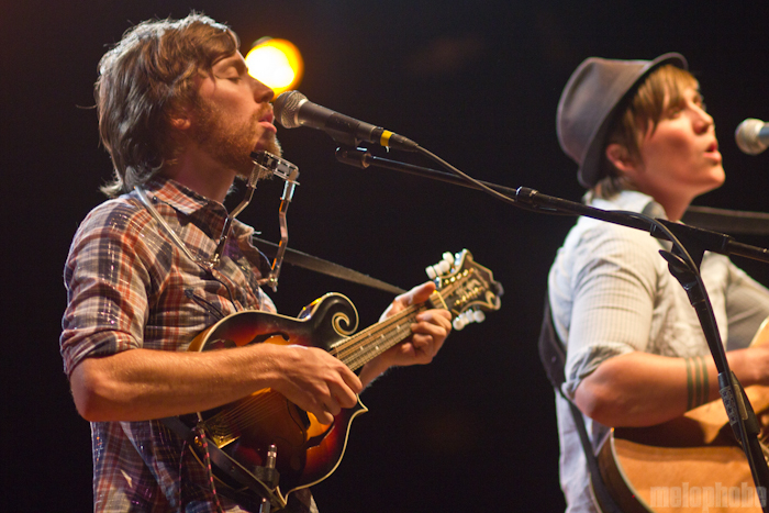 The Mountain Goats + Midtown Dickens - Aladdin Theater. Photo by Troy Dunham.
