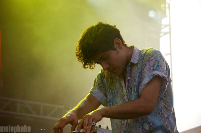 Neon Indian at Governors Island, June 18, 2011. Photo by Sam Kim.