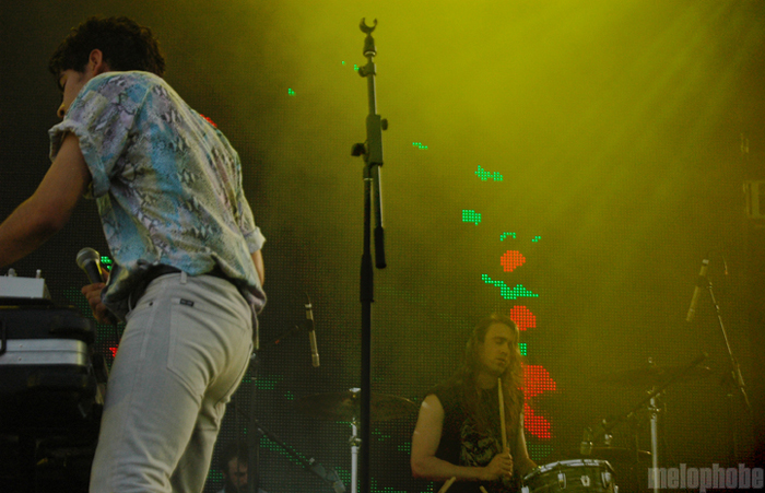 Neon Indian at Governors Island, June 18, 2011. Photo by Sam Kim.