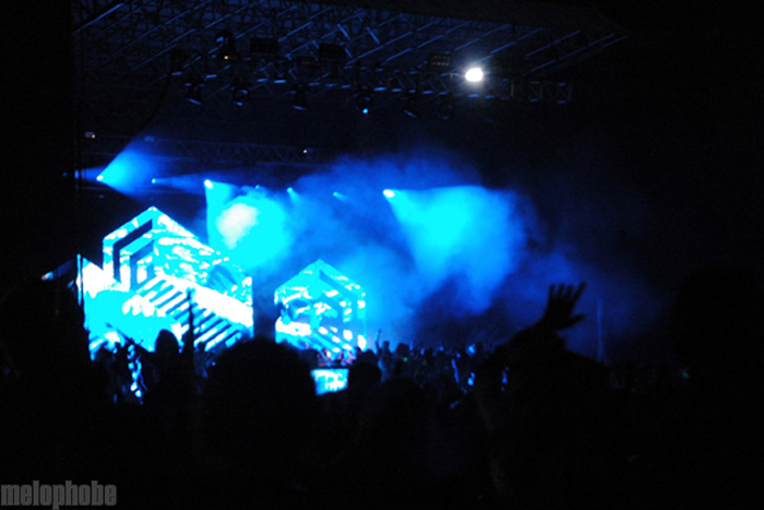 Pretty Lights at Governors Island, June 18, 2011. Photo by Sam Kim.
