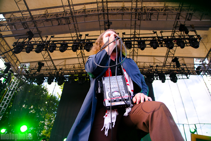 My Morning Jacket at Edgefield, June 28, 2011. Photo by Logan Westom.