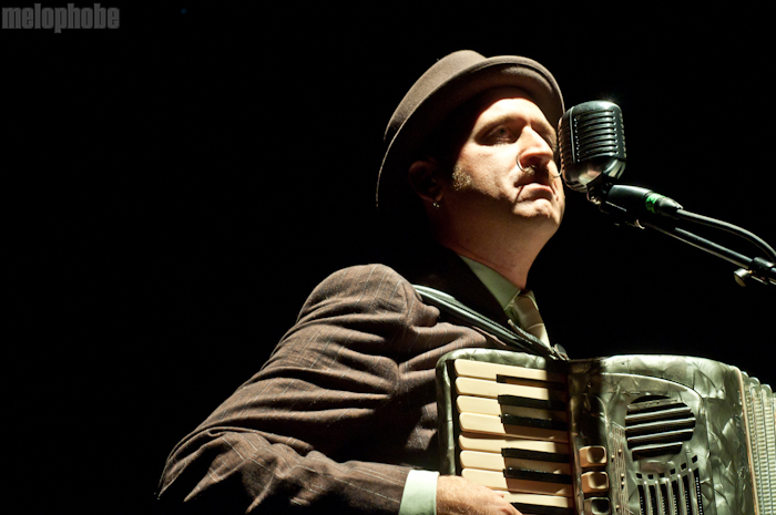 Franz Nicolay at MHOW, July 7, 2011. Photo by Chris Barth.