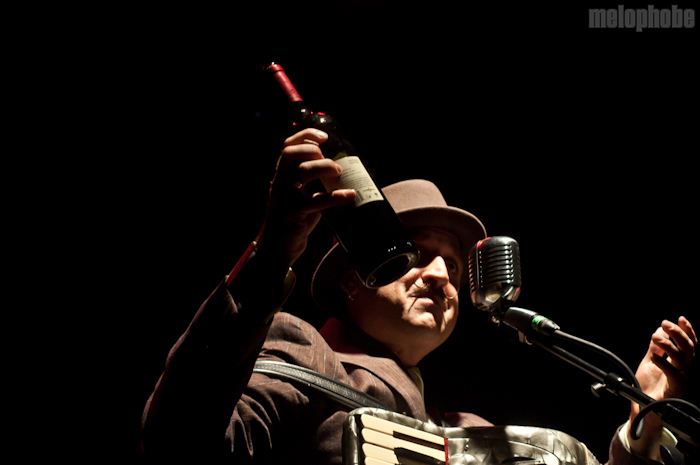 Franz Nicolay at MHOW, July 7, 2011. Photo by Chris Barth.