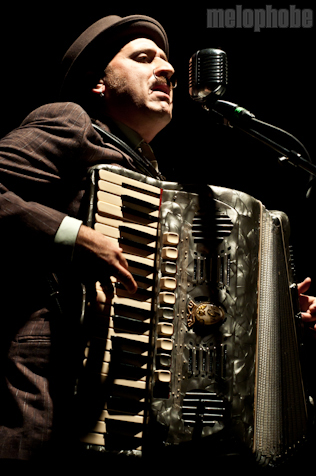 Franz Nicolay at MHOW, July 7, 2011. Photo by Chris Barth.