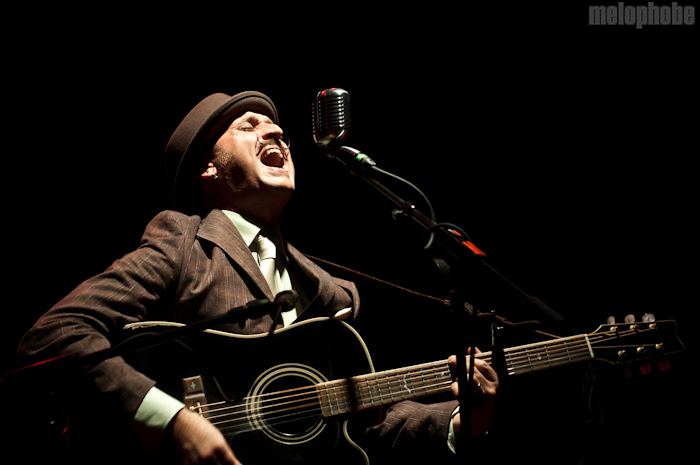 Franz Nicolay at MHOW, July 7, 2011. Photo by Chris Barth.