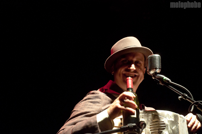 Franz Nicolay at MHOW, July 7, 2011. Photo by Chris Barth.