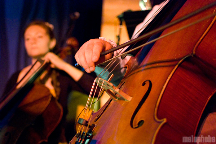 Portland Cello Project at Doug Fir Lounge, July 9, 2011. Photo by Colin McLaughlin.