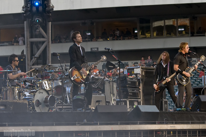 Interpol at Lincoln Financial Field, July 14, 2011. Photo by Ian Doreian.