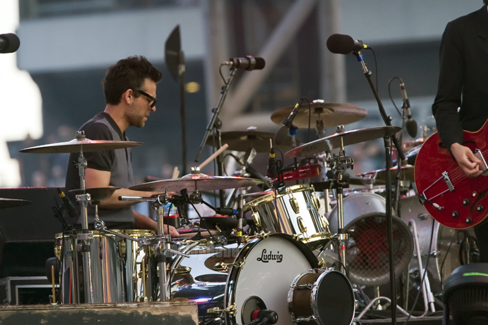 Interpol at Lincoln Financial Field, July 14, 2011. Photo by Ian Doreian.
