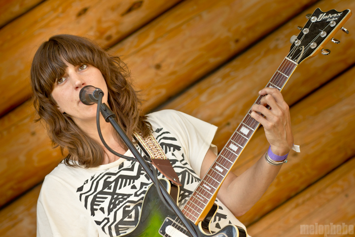 Eleanor Friedberger at Doug Fir Patio, July 24, 2011. Photo by Troy Dunham.