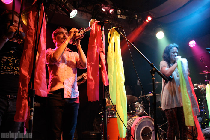 Rubblebucket at Jammin' Java, July 28, 2011. Photo by Danielle Fowler.