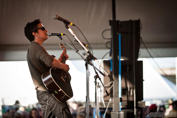 M. Ward, July 31, 2011. Photo by Michael Spencer.