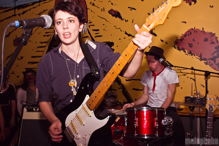 Those Darlins at Bunk Bar, August 2, 2011. Photo by Troy Dunham.