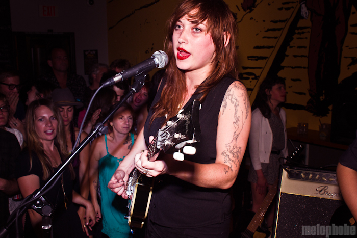 Those Darlins at Bunk Bar, August 2, 2011. Photo by Troy Dunham.