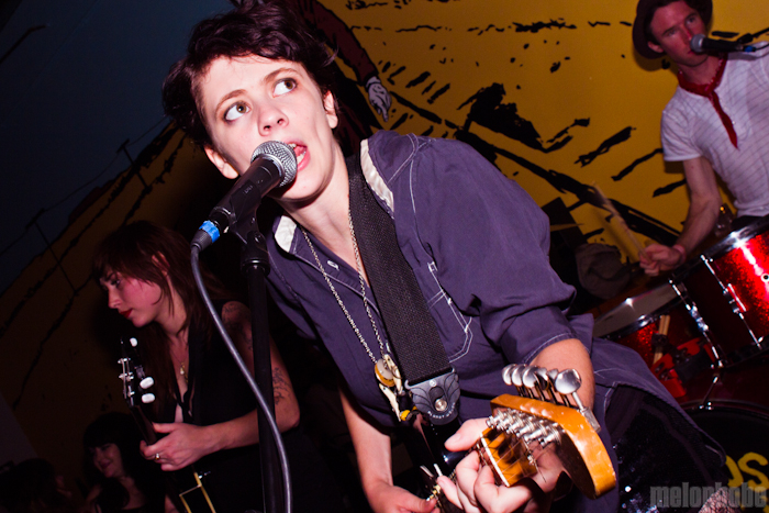 Those Darlins at Bunk Bar, August 2, 2011. Photo by Troy Dunham.