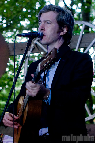 Bill Callahan at Pendarvis Farm, August 5, 2011. Photo by Carrie Johnston and Ian McNeil.