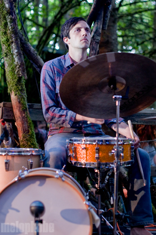 Bill Callahan at Pendarvis Farm, August 5, 2011. Photo by Carrie Johnston and Ian McNeil.