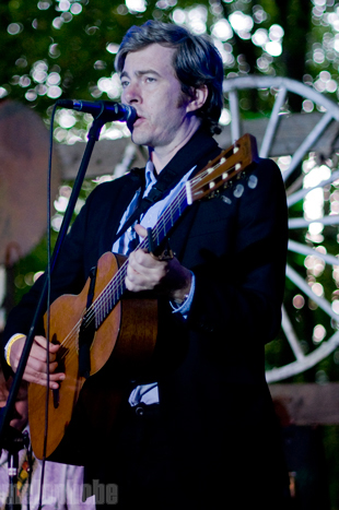 Bill Callahan at Pendarvis Farm, August 5, 2011. Photo by Carrie Johnston and Ian McNeil.