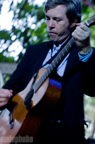Bill Callahan at Pendarvis Farm, August 5, 2011. Photo by Carrie Johnston and Ian McNeil.