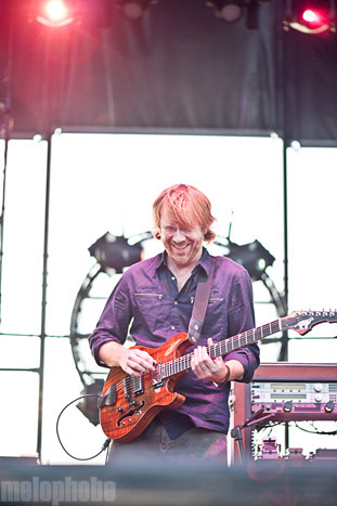 Phish at The Gorge Amphitheatre, August 5, 2011. Photo by Alice Falzone.