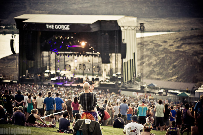 Phish at The Gorge Amphitheatre, August 5, 2011. Photo by Alice Falzone.