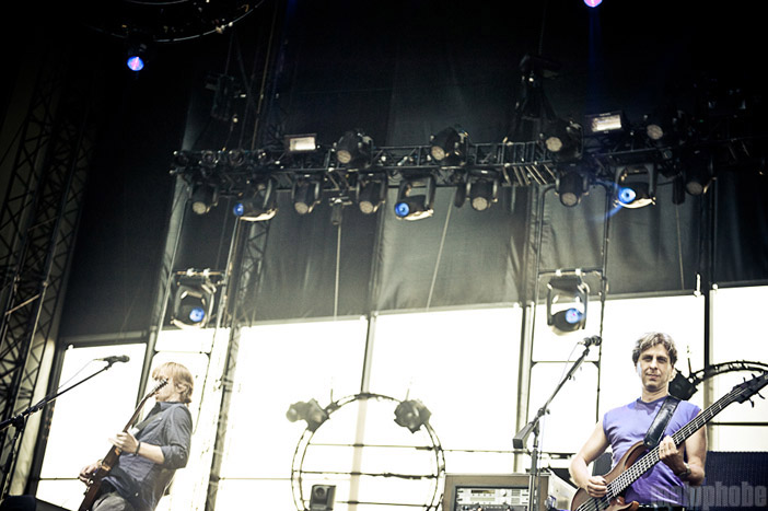 Phish at The Gorge Amphitheatre, August 5, 2011. Photo by Alice Falzone.