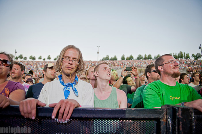 Phish at The Gorge Amphitheatre, August 5, 2011. Photo by Alice Falzone.