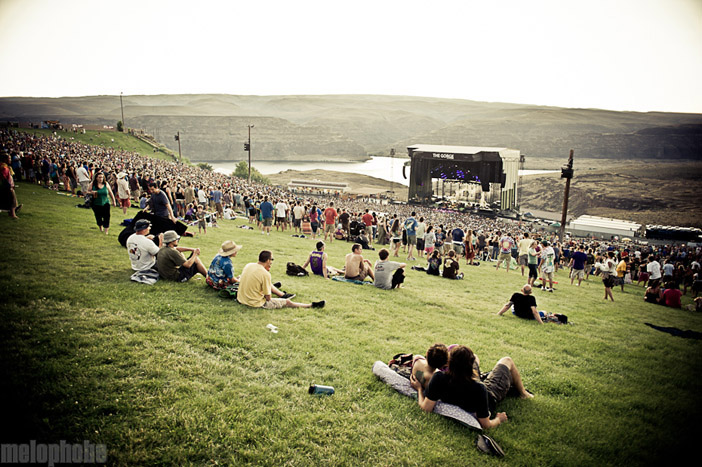 Phish at The Gorge Amphitheatre, August 5, 2011. Photo by Alice Falzone.