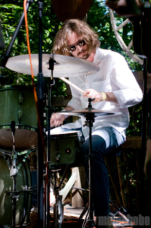 Fruit Bats at Pendarvis Farm, August 6, 2011. Photo by Carrie Johnston and Ian McNeil.