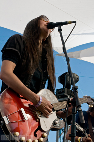 Jesse Sykes and the Sweet Hereafter at Pendarvis Farm, August 6, 2011. Photo by Carrie Johnston and Ian McNeil.