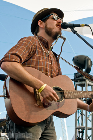 Vetiver at Pendarvis Farm, August 7, 2011. Photo by Carrie Johnston and Ian McNeil.