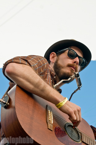 Vetiver at Pendarvis Farm, August 7, 2011. Photo by Carrie Johnston and Ian McNeil.
