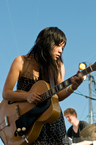 Thao and the Get Down Stay Down at Pendarvis Farm, August 7, 2011. Photo by Carrie Johnston and Ian McNeil.