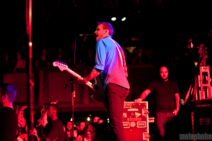 Alkaline Trio at Paradise Rock Club, August 11, 2011. Photo by Renee Rorer.