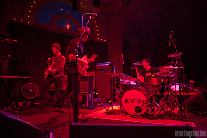 The Vaccines at Crystal Ballroom, August 11, 2011. Photo by Justin Kent.
