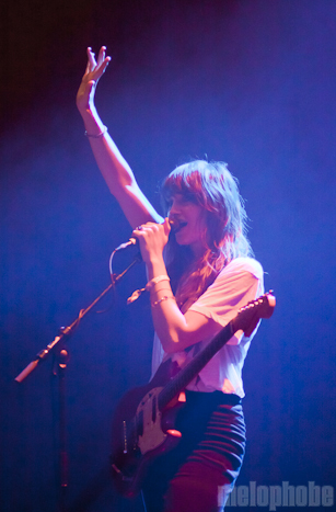 Warpaint, August 11, 2011. Photo by Bobby Lilly.