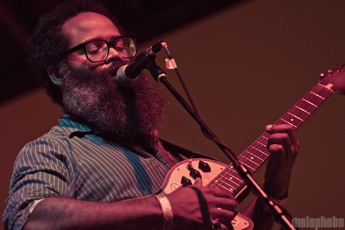 Kyp Malone at Disjecta Interdisciplinary Art Center, August 12, 2011. Photo by Troy Dunham.