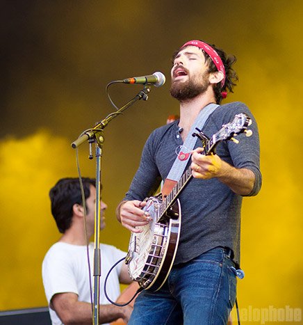 Avett Brothers, August 12, 2011. Photo by Bobby Lilly.