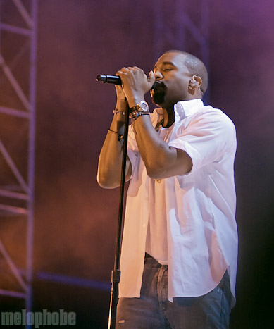 Kanye West, August 13, 2011. Photo by Bobby Lilly.