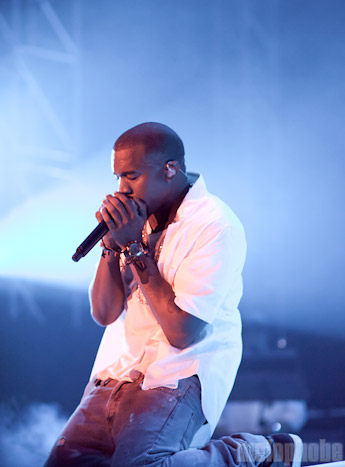 Kanye West, August 13, 2011. Photo by Bobby Lilly.