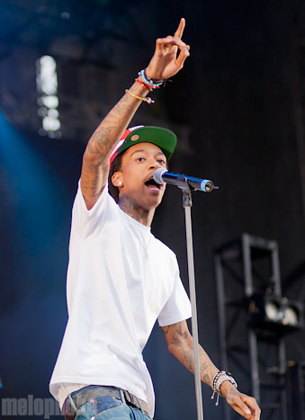 Wiz Khalifa, August 13, 2011. Photo by Bobby Lilly.