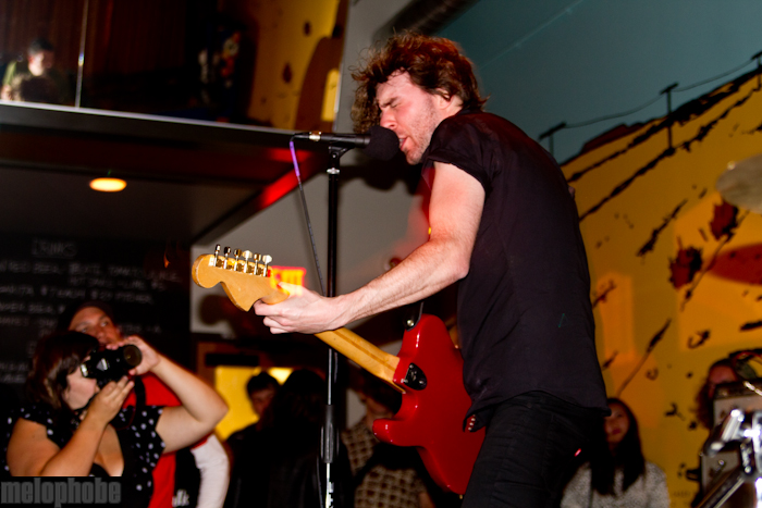 Japandroids at Bunk Bar, August 31, 2011. Photo by Jasper Croome.