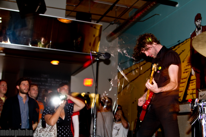 Japandroids at Bunk Bar, August 31, 2011. Photo by Jasper Croome.
