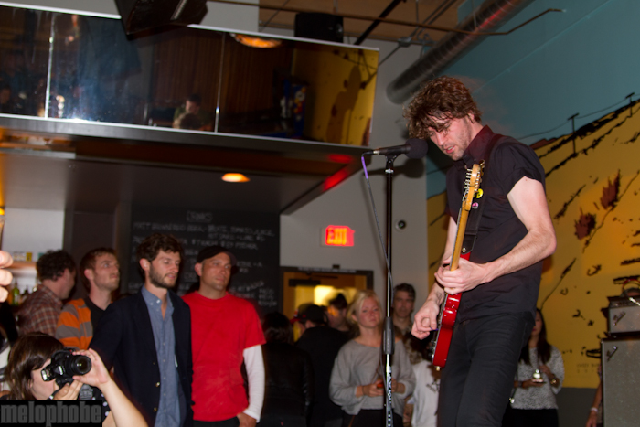 Japandroids at Bunk Bar, August 31, 2011. Photo by Jasper Croome.
