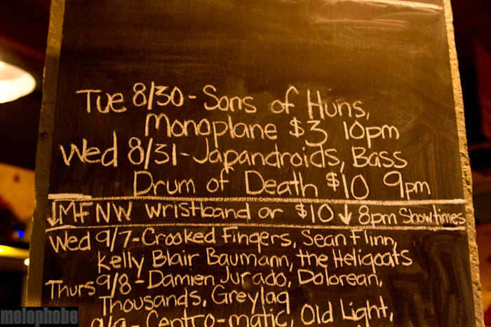 Bunk Bar at Bunk Bar, August 31, 2011. Photo by Jasper Croome.