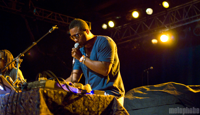 Shabazz Palaces at Roseland Theater, September 9, 2011. Photo by Colin McLaughlin.