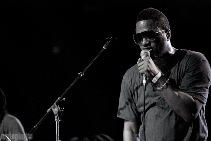 Shabazz Palaces at Roseland Theater, September 9, 2011. Photo by Colin McLaughlin.