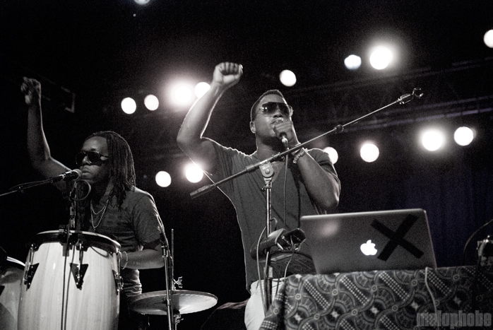 Shabazz Palaces at Roseland Theater, September 9, 2011. Photo by Colin McLaughlin.