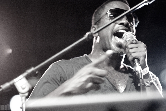 Shabazz Palaces at Roseland Theater, September 9, 2011. Photo by Colin McLaughlin.
